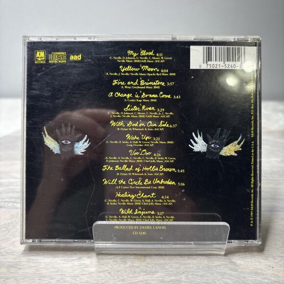 The Neville Brothers – Yellow Moon CD 1989 A&M Soul Funk New Orleans Blues Rock - Picture 2 of 5